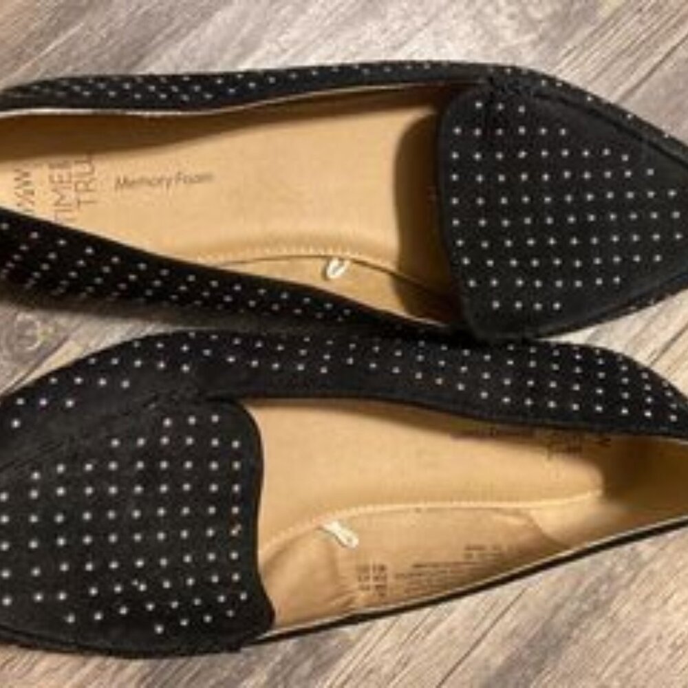 Time and Tru Slip Ons